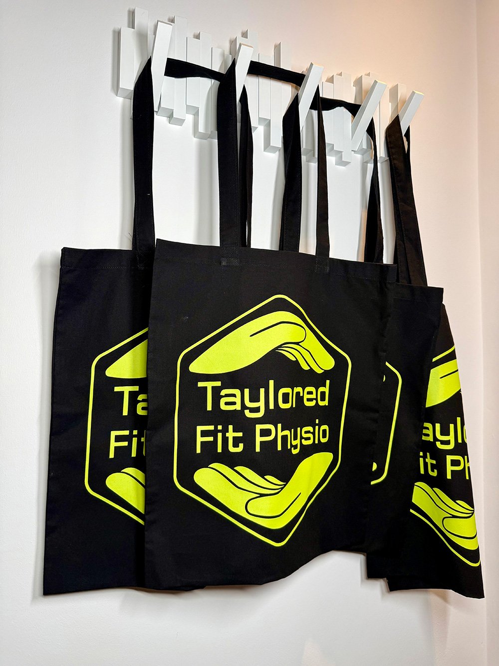Black Cotton Tote Bag - Image 2